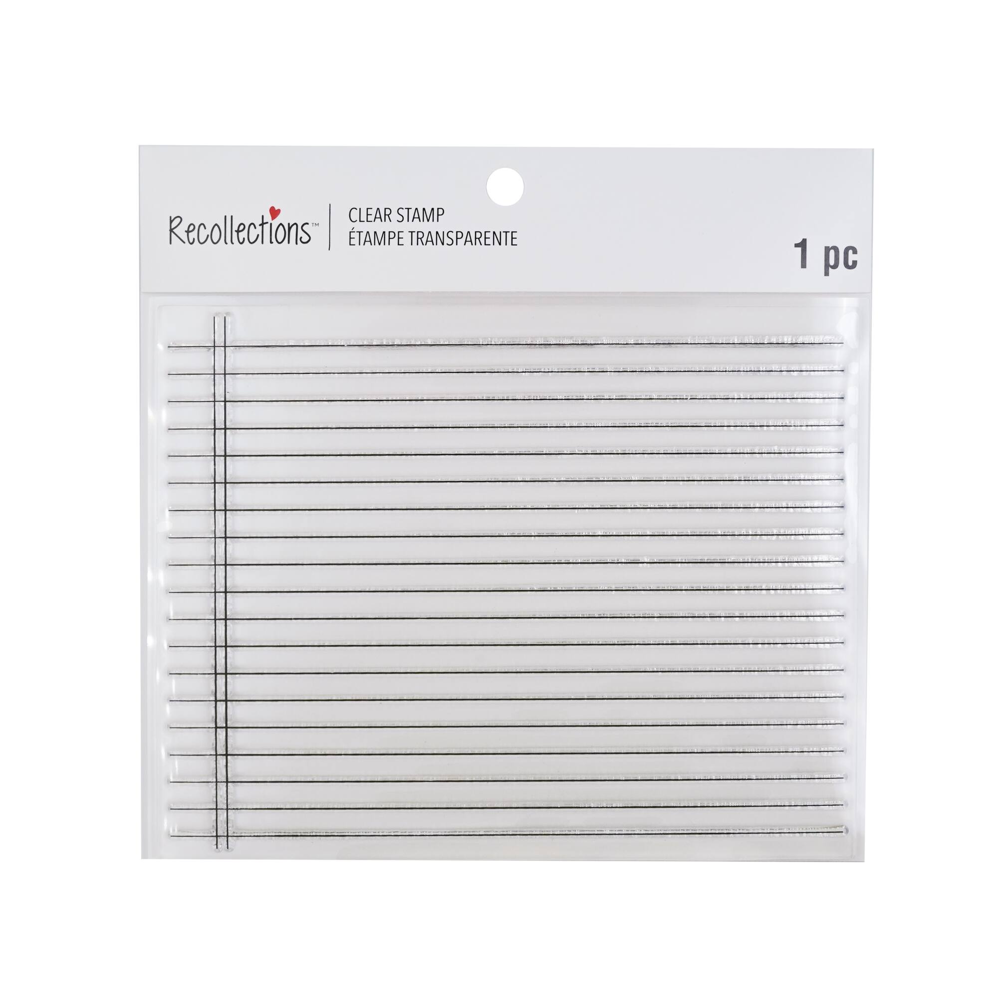 Notebook Paper Clear Stamp by Recollections™